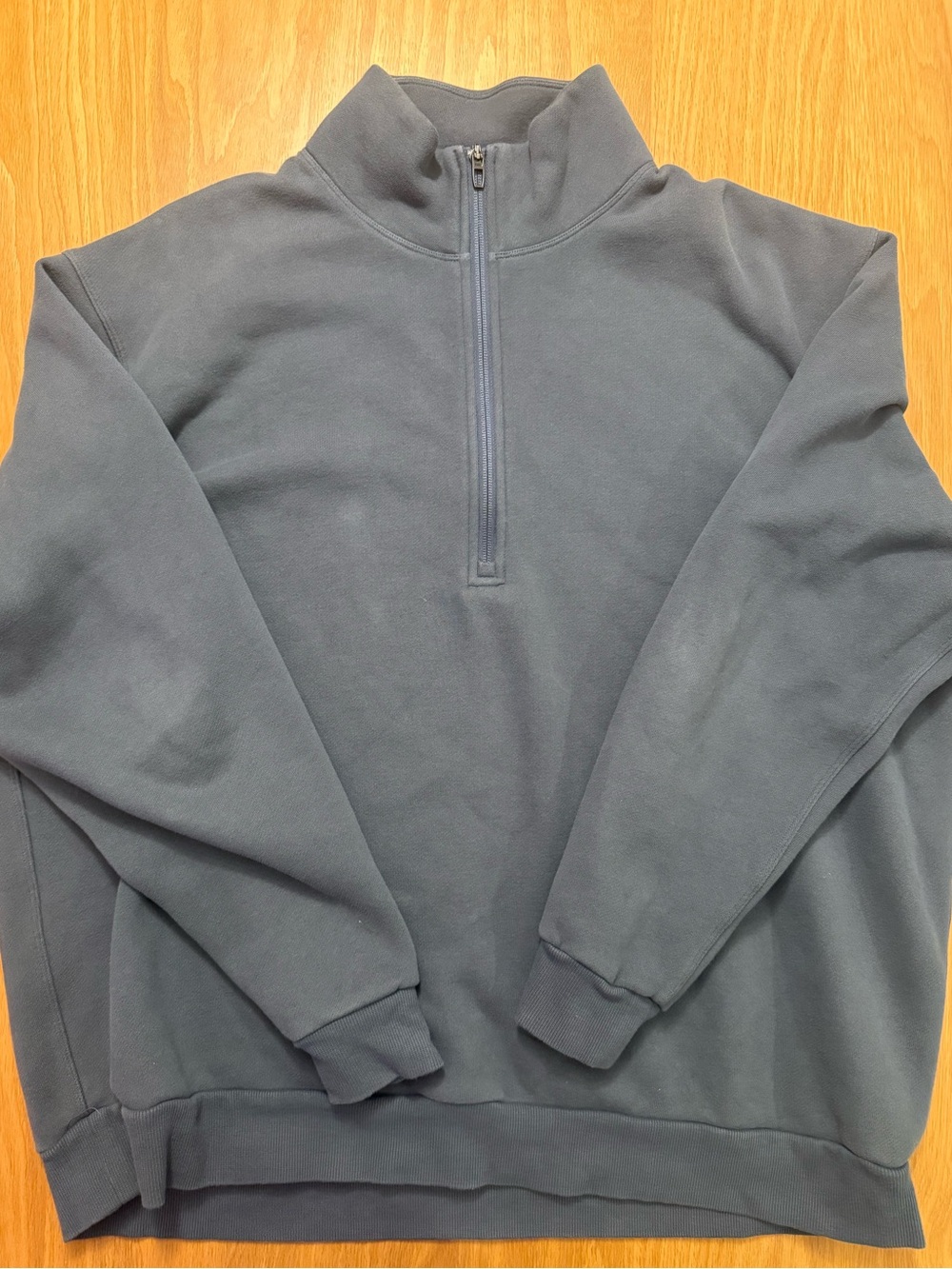 lululemon athletica Men's Steady state Half-Zip Sweater - Oynx grey